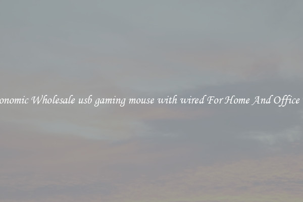 Ergonomic Wholesale usb gaming mouse with wired For Home And Office Use.