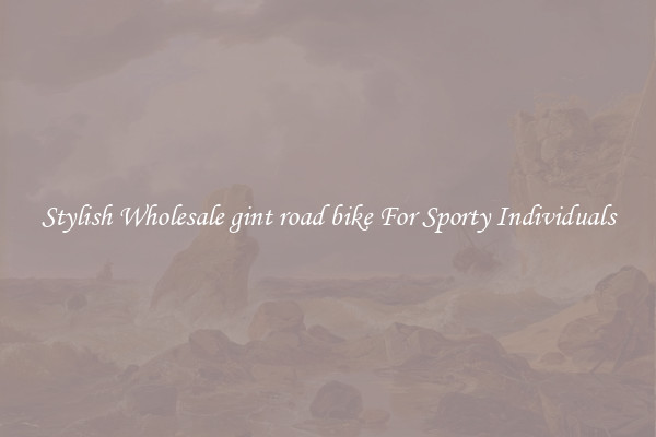Stylish Wholesale gint road bike For Sporty Individuals