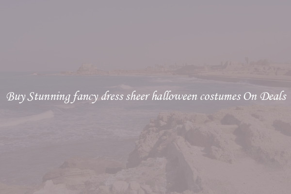 Buy Stunning fancy dress sheer halloween costumes On Deals