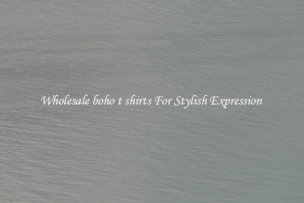 Wholesale boho t shirts For Stylish Expression 