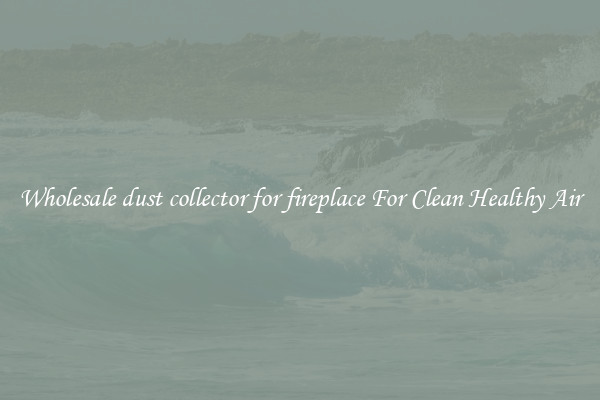 Wholesale dust collector for fireplace For Clean Healthy Air