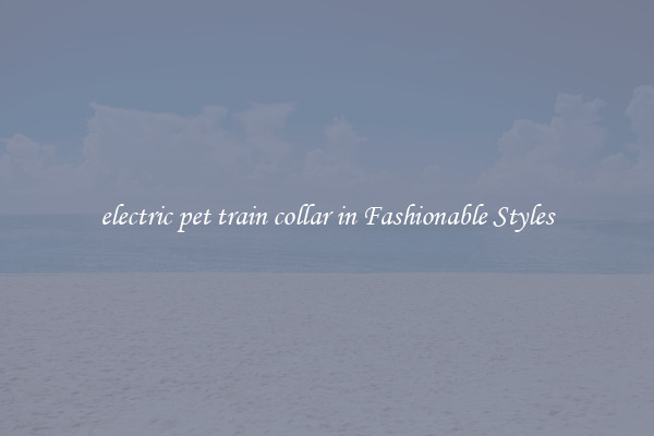 electric pet train collar in Fashionable Styles